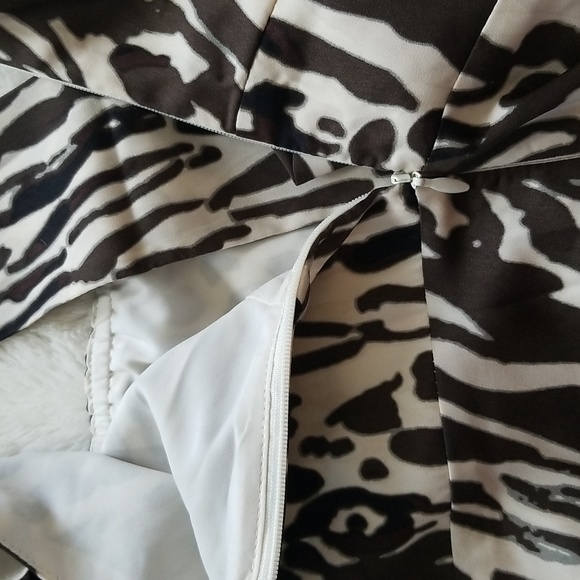 Banana Republic womens sz 18 halter cheetah zebra leopard lined top - Picture 4 of 12